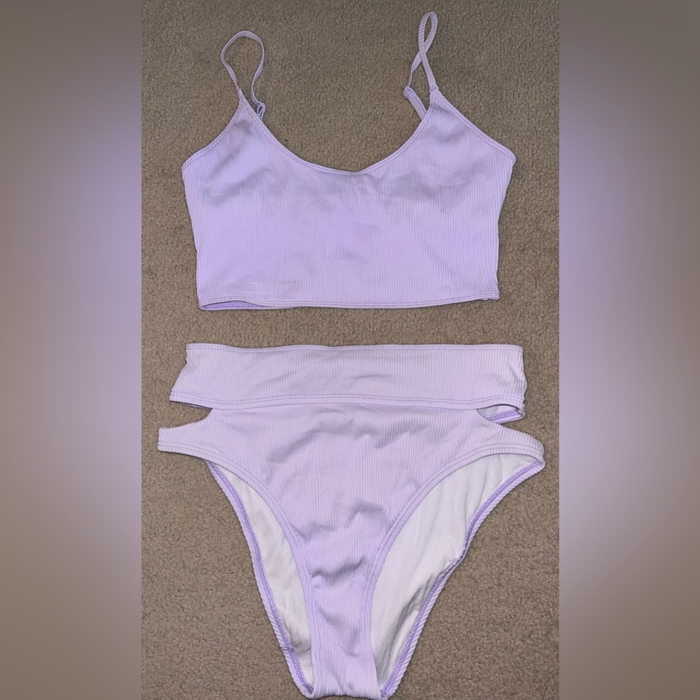 Urban outfitters lilac 2pc. Top (m), bottoms (large)